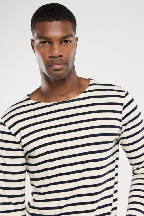 Aviron Long sleeve Breton striped shirt -  fairtrade cotton - Armor-lux - 2