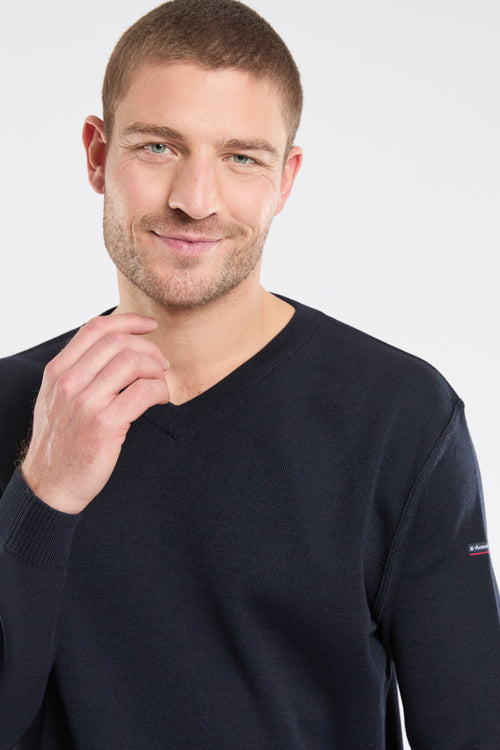 Pull col V - laine et acrylique - Armor-lux - 2