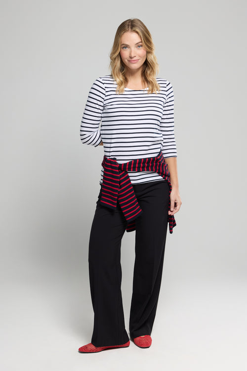 3/4 sleeve Breton striped shirt - light cotton - Armor-lux - 3