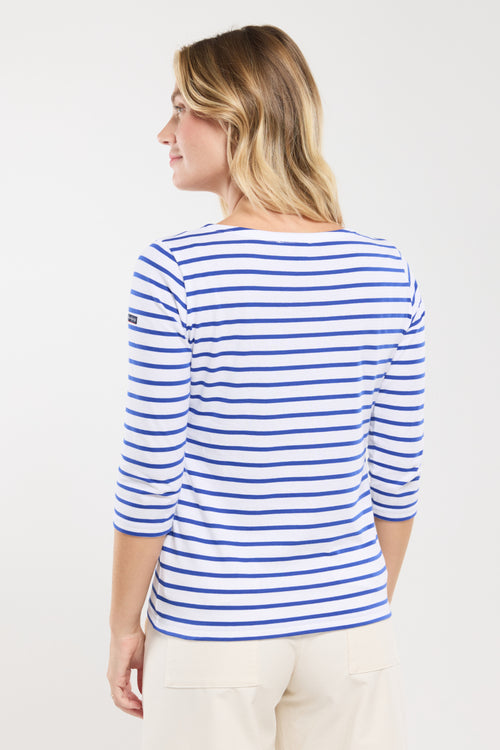 3/4 sleeve Breton striped shirt - light cotton - Armor-lux - 4