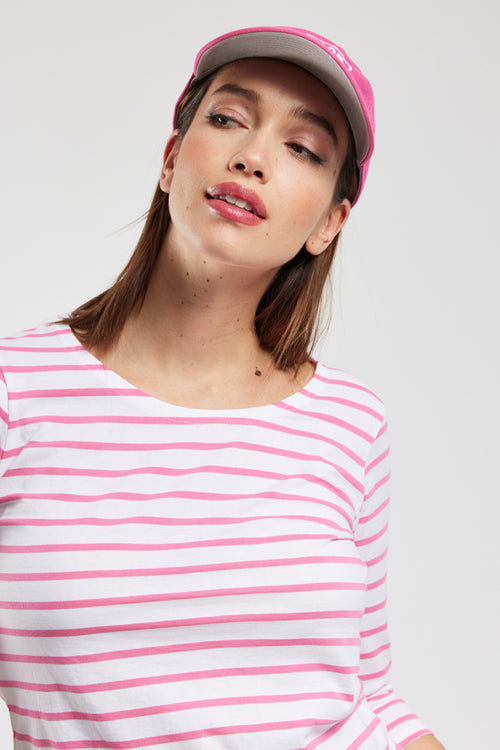 Breton striped shirt with 3/4-length sleeves – lightweight cotton - Armor-lux - 2
