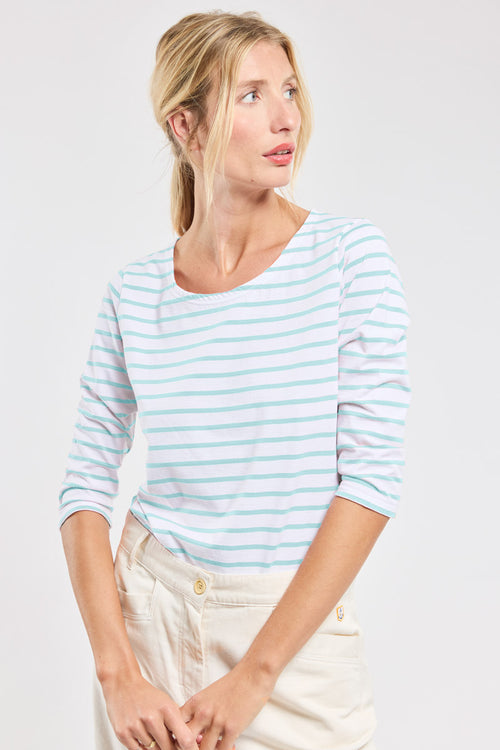 Matrosenshirt mit 3/4-Ärmeln – leichte Baumwolle - Armor-lux - 1