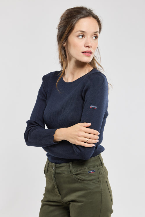 Pullover mit Rundhals „Liffré - aus Merinowolle - Armor-lux - 1
