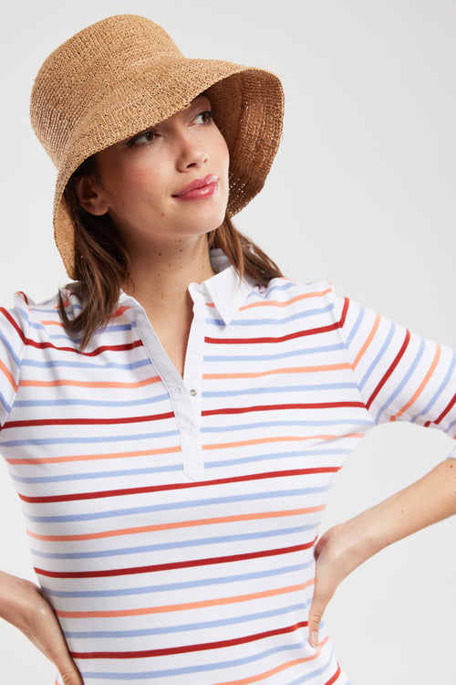 Striped 4-colour polo shirt - heavy cotton - Armor-lux - 2