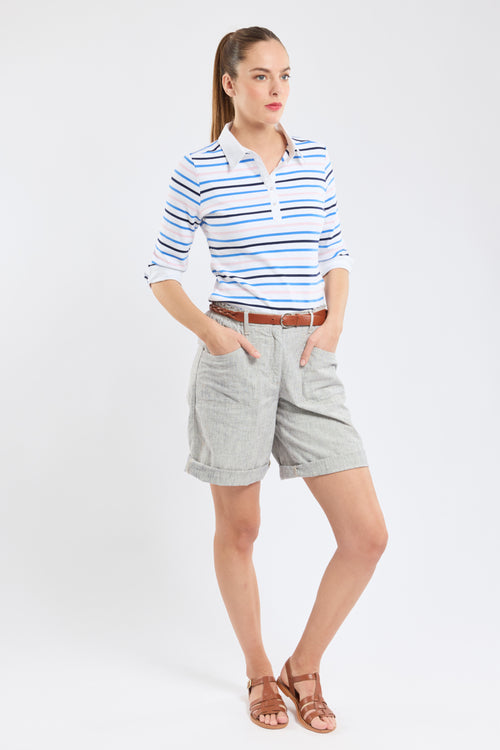 Striped 4-colour polo shirt - thick cotton - Armor-lux - 3