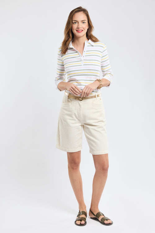 Striped 4-colour polo shirt - thick cotton - Armor-lux - 4