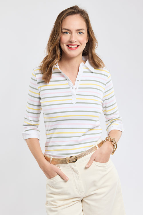 Striped 4-colour polo shirt - thick cotton - Armor-lux - 5