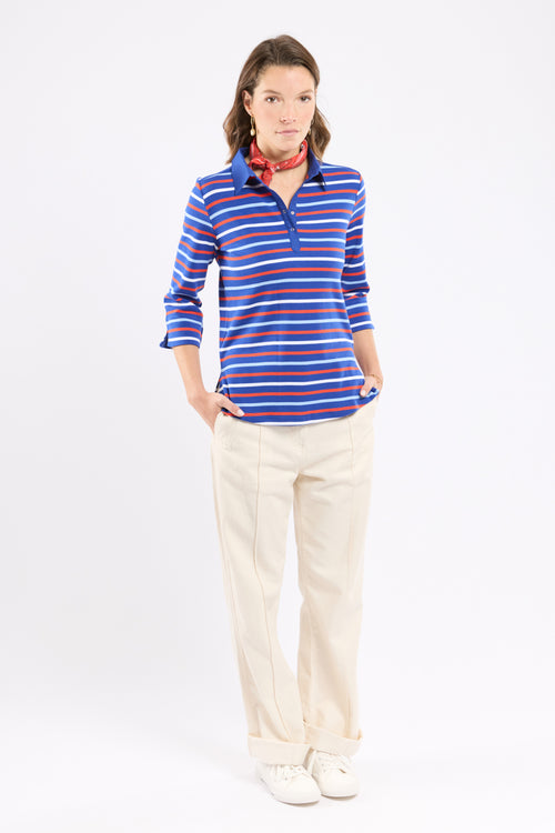 Striped 4-colour polo shirt - thick cotton - Armor-lux - 3