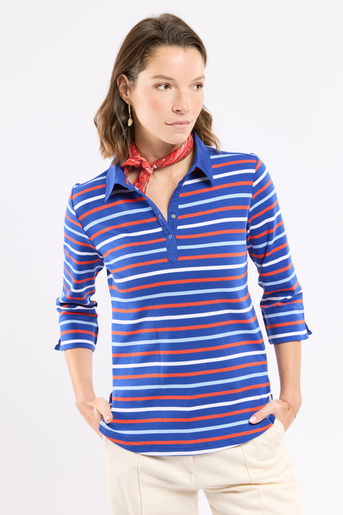 Gestreiftes Poloshirt 4 Farben – dicke Baumwolle - Armor-lux - 2