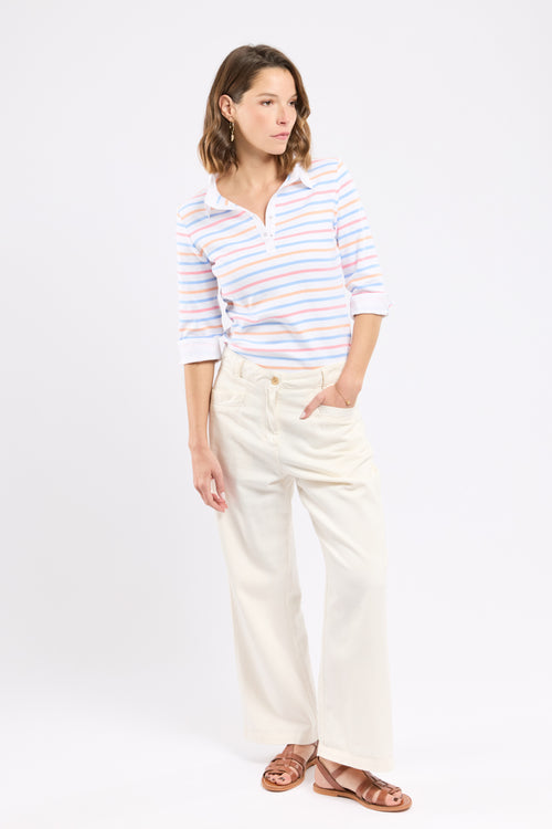 Striped 4-colour polo shirt - thick cotton - Armor-lux - 3