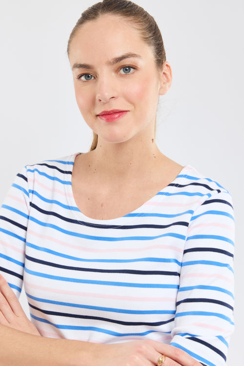 Dreifarbiges Matrosenshirt – dicke Baumwolle - Armor-lux - 2