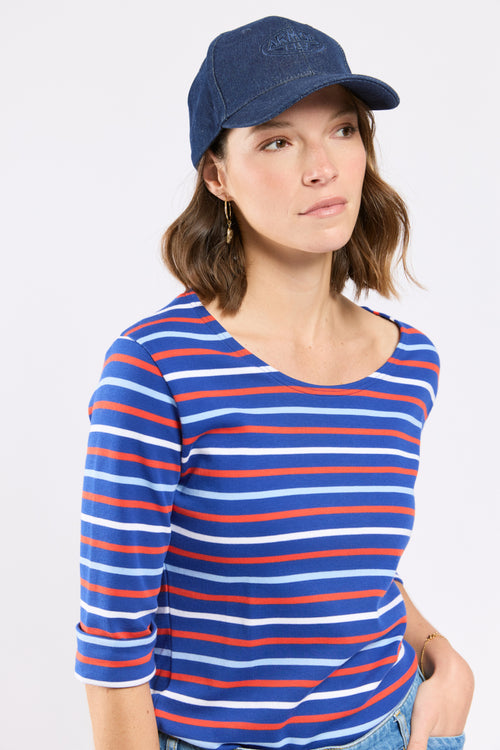Tricolor striped shirt - thick cotton - Armor-lux - 2