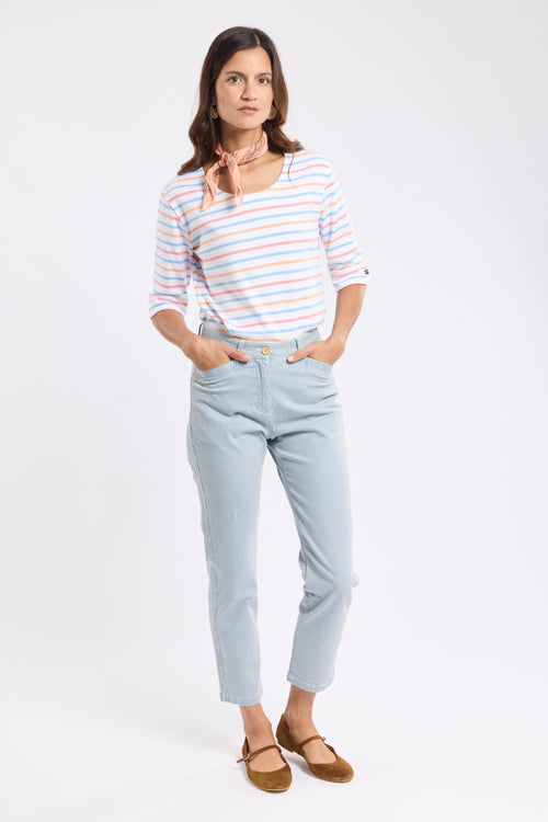 Tricolor striped shirt - thick cotton - Armor-lux - 3