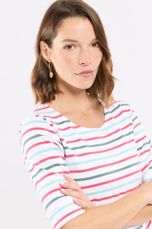 Dreifarbiger Matrosenpullover – dicke Baumwolle - Armor-lux - 2