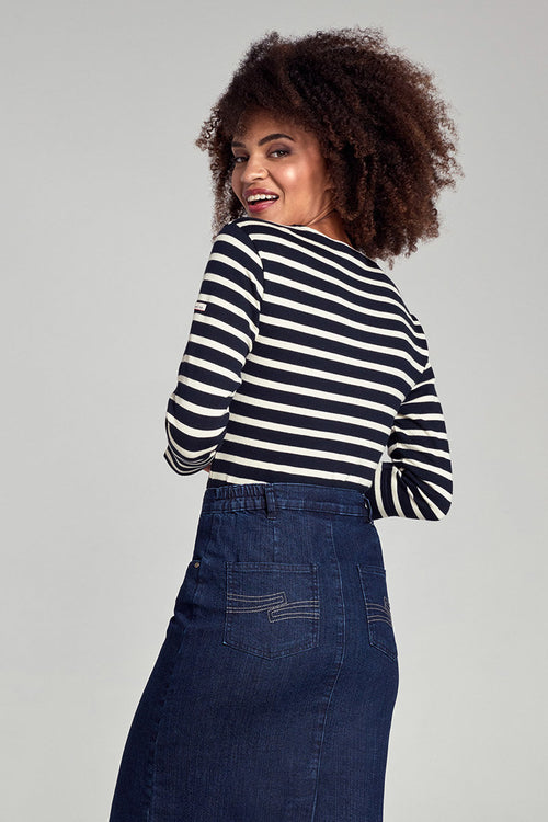 Breton striped shirt - rustic jersey fairtrade cotton - Armor-lux - 2