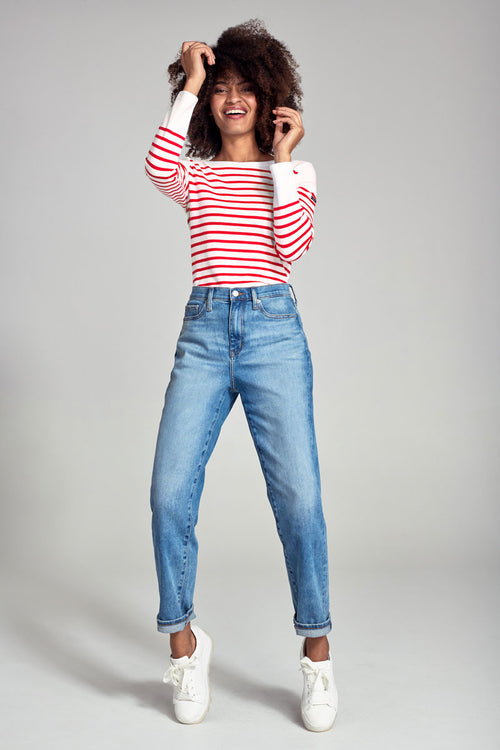 Langarm-Shirt im Marine-Stil - aus dicker Baumwolle - Armor-lux - 2