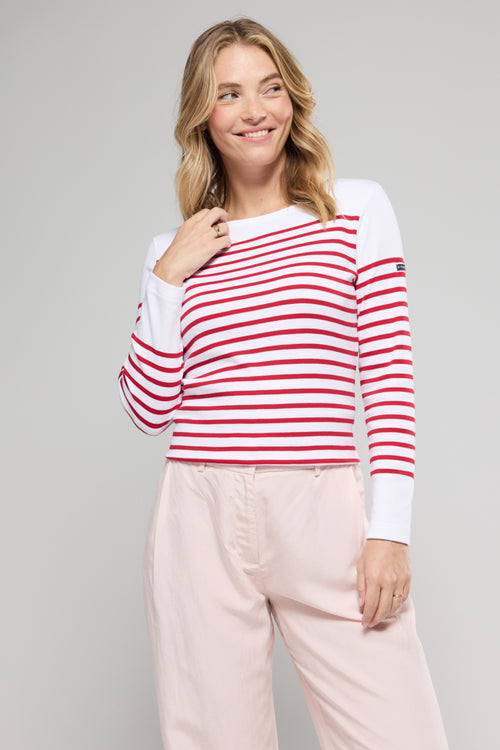 Langarm-Shirt im Marine-Stil - aus dicker Baumwolle - Armor-lux - 1