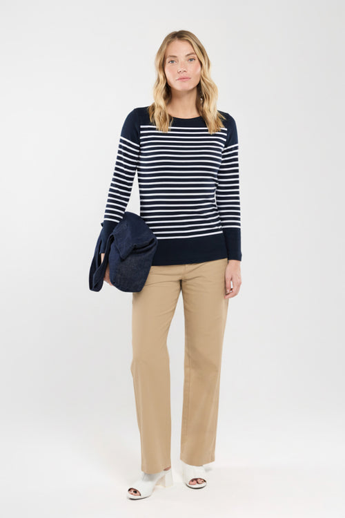 Amiral  Long-sleeve Breton striped shirt - Armor-lux - 3