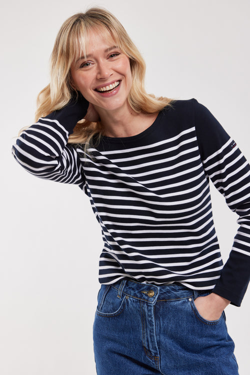 Amiral  Long-sleeve Breton striped shirt - Armor-lux - 4