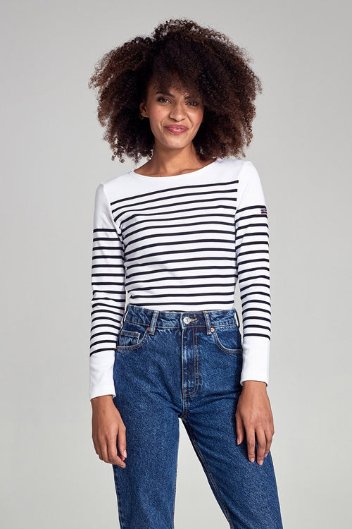 Breton striped shirt - thick cotton - Armor-lux - 1