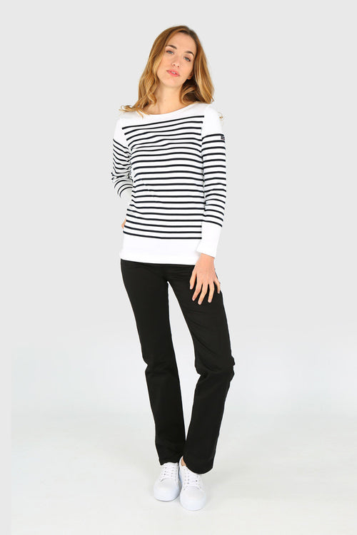 Langarm-Shirt im Marine-Stil - aus dicker Baumwolle - Armor-lux - 6