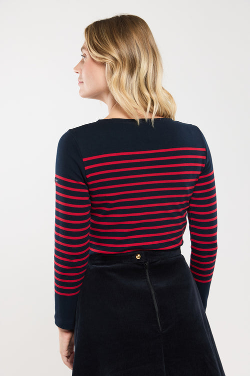 Amiral  Long-sleeve Breton striped shirt - Armor-lux - 4