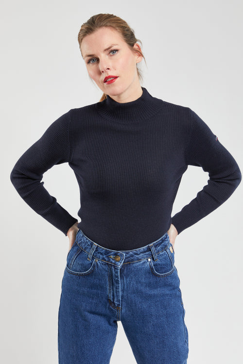 Pullover mit hohem Kragen „Combourg - aus Wolle - Armor-lux - 1