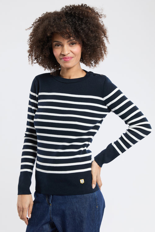 Pull marin rayé Groix - coton - Armor-lux - 3