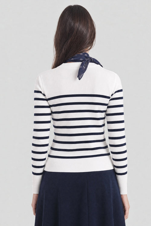 Pull marin rayé Groix - coton - Armor-lux - 4