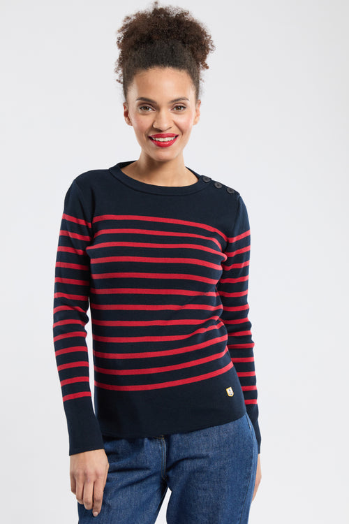 Pull marin rayé Groix - coton - Armor-lux - 2