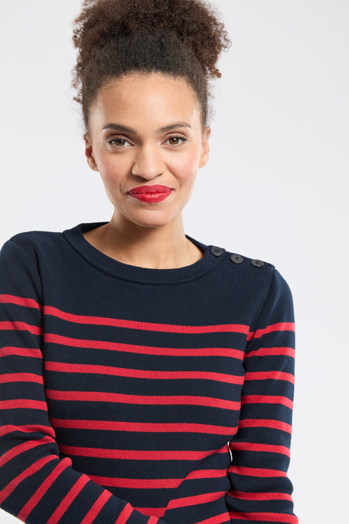 Pull marin rayé Groix - coton - Armor-lux - 4