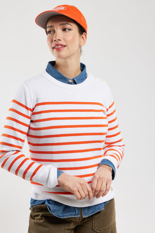 Pull marin rayé Groix - coton - Armor-lux - 4