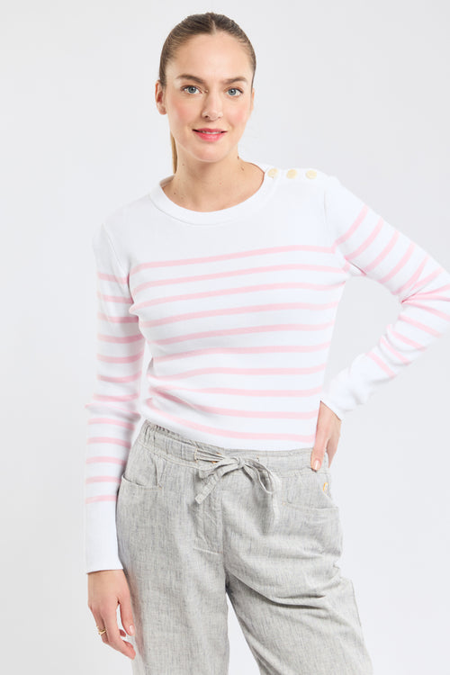 “Groix” nautical striped jumper – cotton - Armor-lux - 4