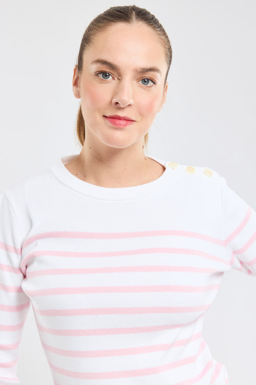 Pull marin rayé Groix - coton - Armor-lux - 2