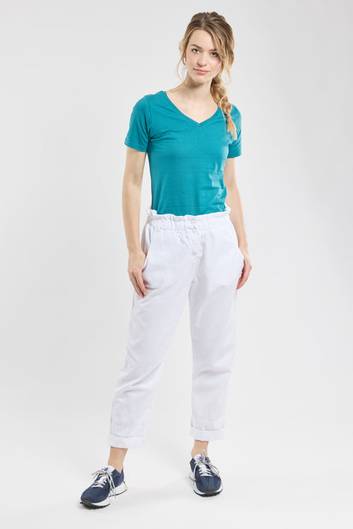 T-shirt col V - coton léger - Armor-lux - 3