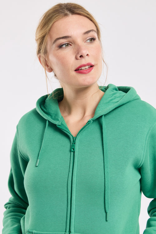 Mixed zip-up sweatshirt - cotton - Armor-lux - 2