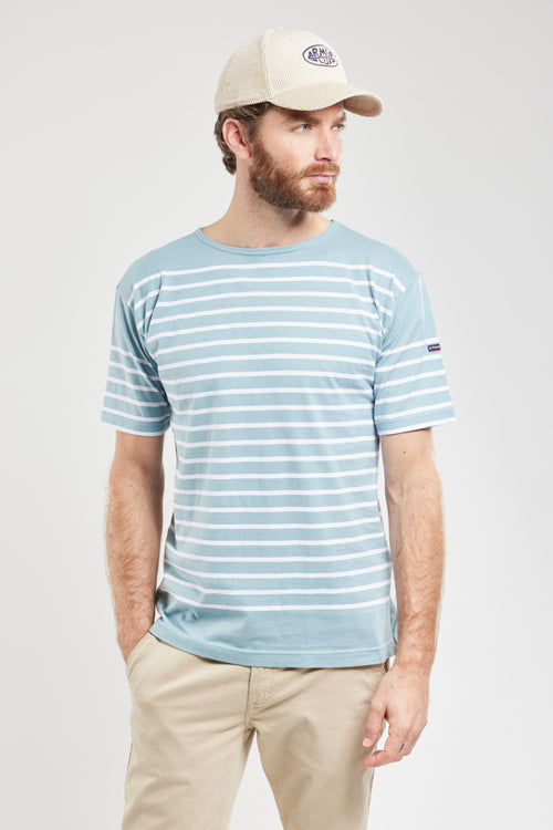 Short-sleeved Breton shirt - lightweight cotton - Armor-lux - 1