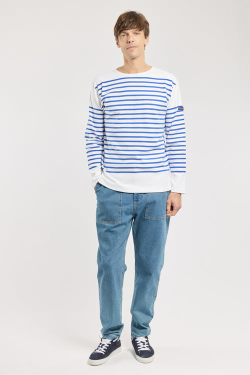 Sailbags Breton shirt with elbow patches - thick cotton - Armor-lux - 3