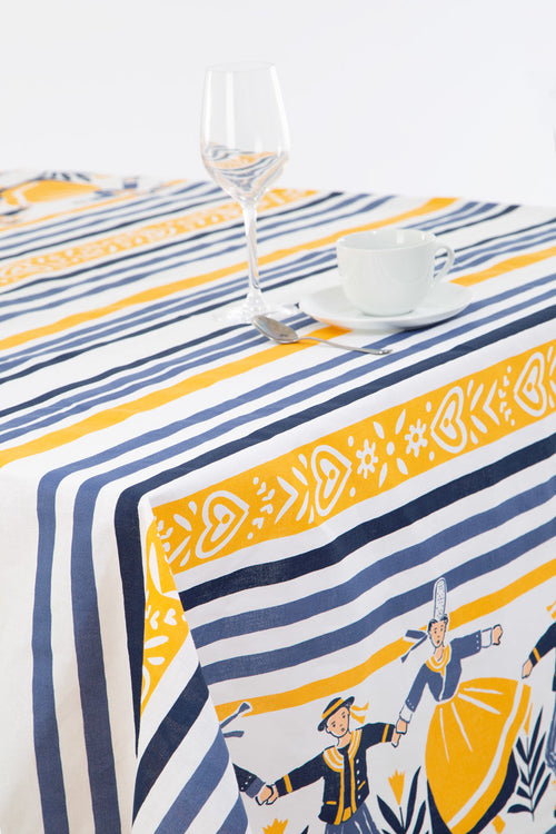 Nappe Bleuenn 150x150cm par Sophie.C - Armor-lux - 3