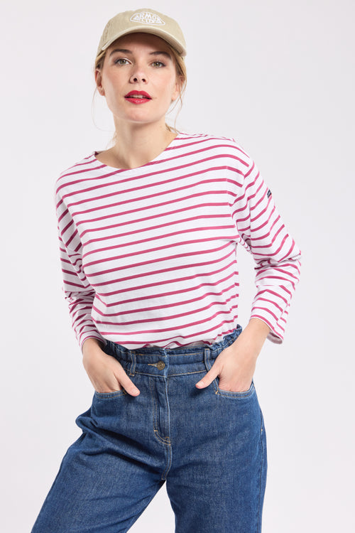 Breton striped shirt with 3/4-length sleeves – cotton - Armor-lux - 1