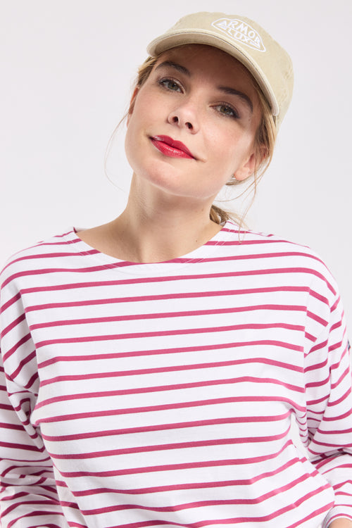 Breton striped shirt with 3/4-length sleeves – cotton - Armor-lux - 4