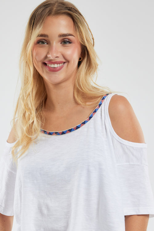 Coeur De Miss - T-shirt crop top Cool - Armor-lux - 1