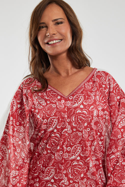 Cœur De Miss - Kaftankleid, beidseitig tragbar „Joie“ - Armor-lux - 4