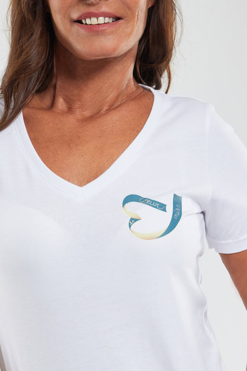 Cœur De Miss - T-Shirt mit Siebdruck „Miss“ - Armor-lux - 4