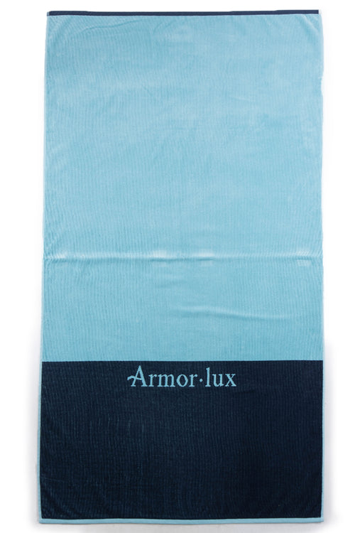 Two-tone beach towel - cotton - Armor-lux - 1