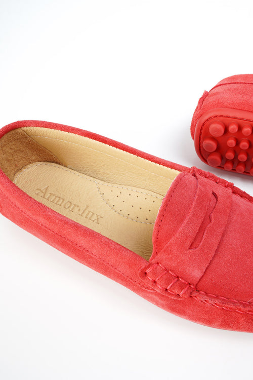 Wildledermokassins für Damen – Leder - Armor-lux - 2