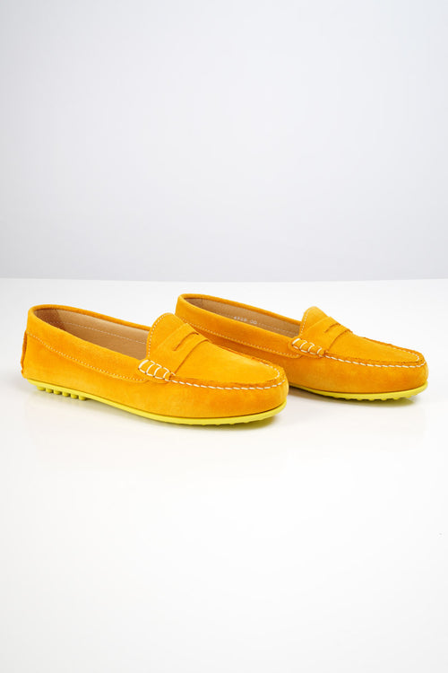 Mocassins suèdine femme - cuir - Armor-lux - 1