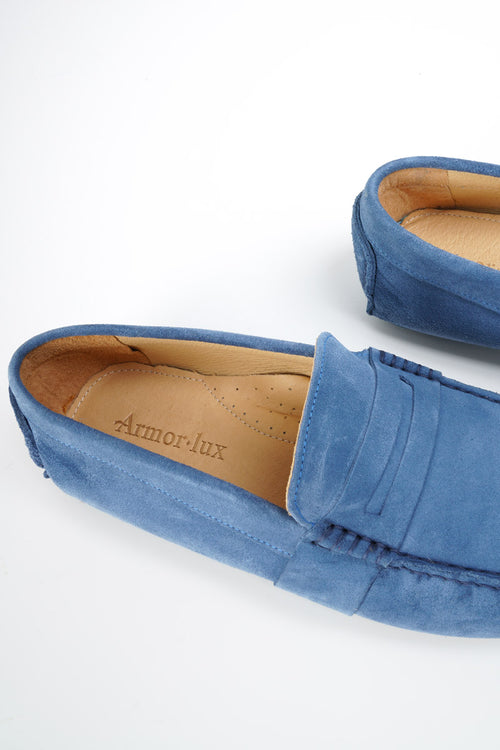 Mocassins suédine homme - cuir - Armor-lux - 2
