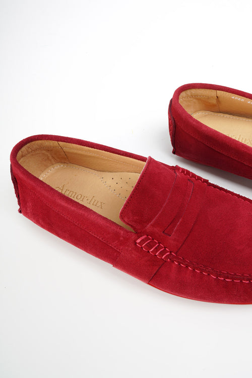 Mocassins suédine homme - cuir - Armor-lux - 2