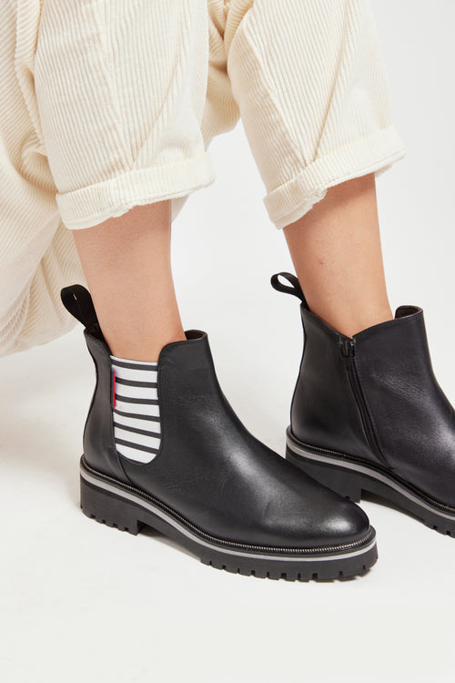 Chelsea-Stiefeletten - Leder - Armor-lux - 3
